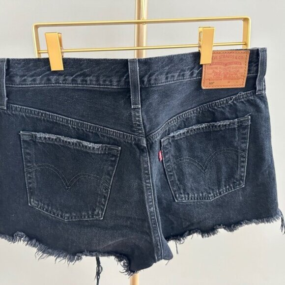 Levi’s 501 Red Tab Denim Jean Shorts – Size 29 - Picture 4 of 5